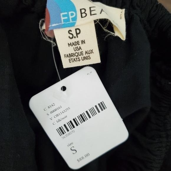 NEW Free People Beach Black Maxi Dress - Picture 4 of 5